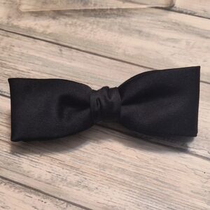 Vintage Ormond Clip On Bow Tie Black